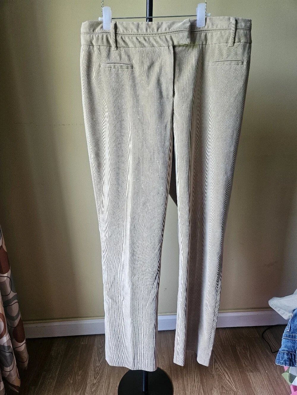Cato Women's Light Tan Corduroy Pants Size 12 - Picture 1 of 8